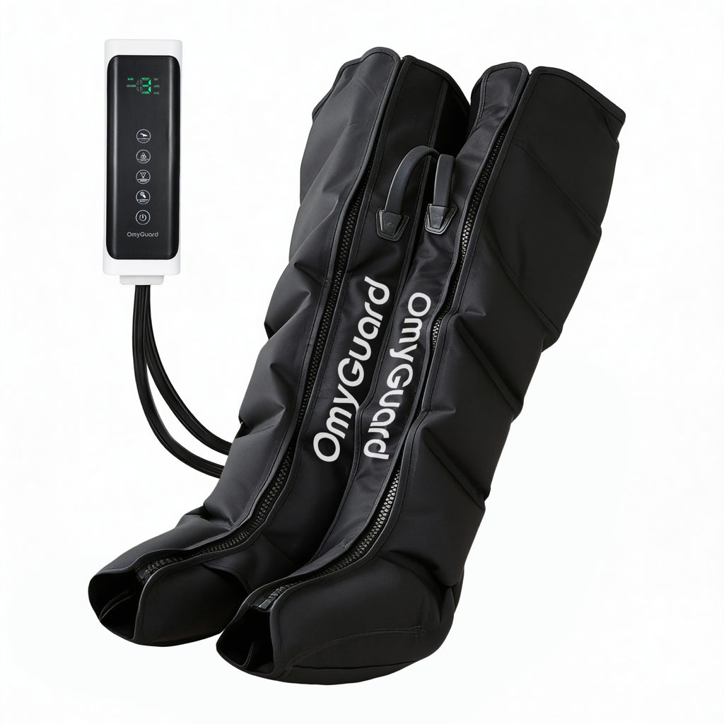 OmyGuard Full 6-Zone Pressure Leg Massager Boots -Corded