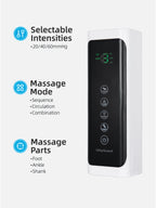 OmyGuard Full 6-Zone Pressure Leg Massager Boots -Corded