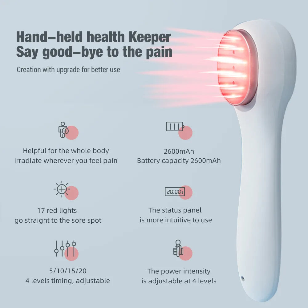OmyGuard™ Handheld Red Light Device for Pain Relief
