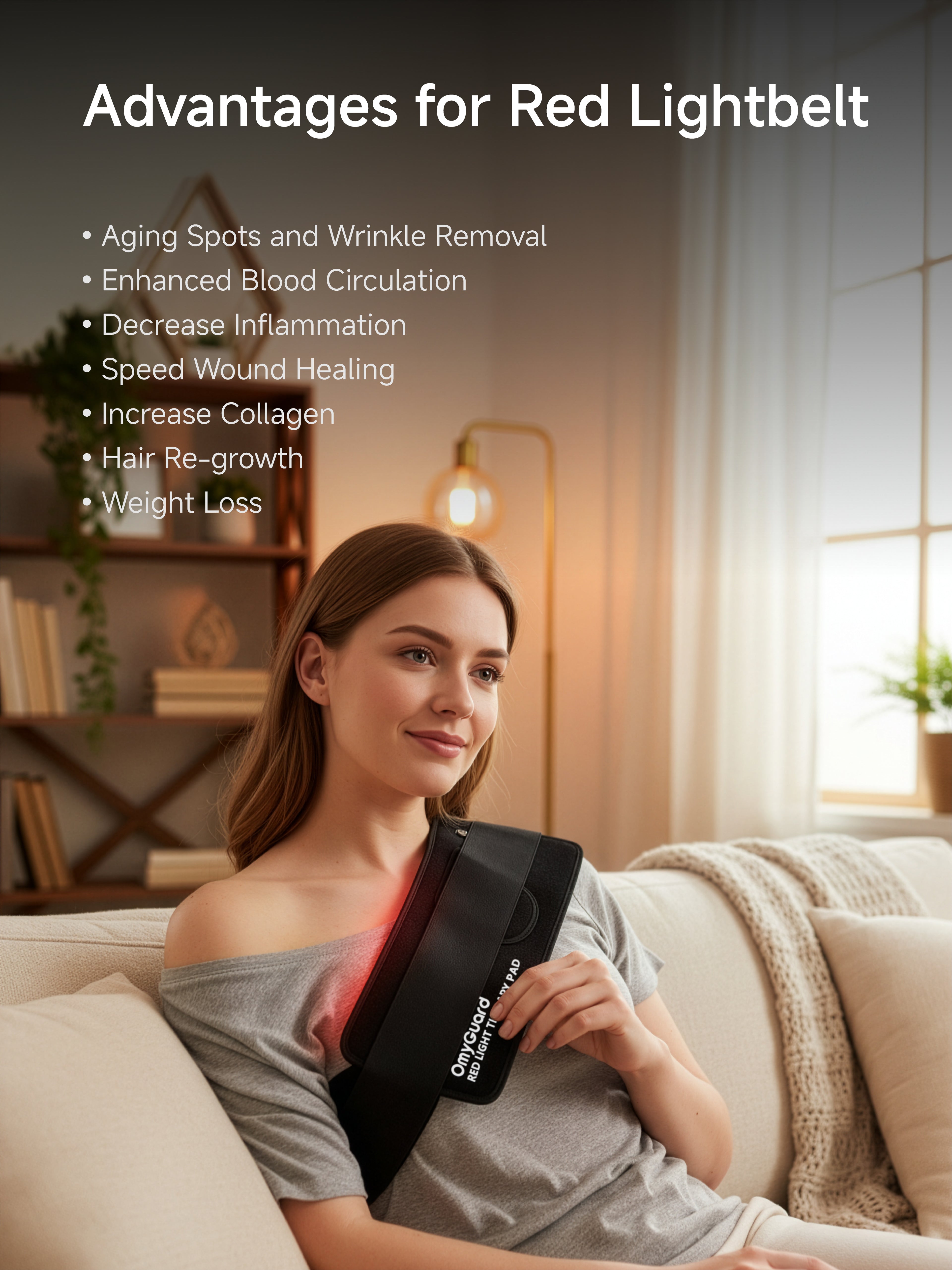 OmyGuard  Infrared Red Light Therapy Wrap Belt