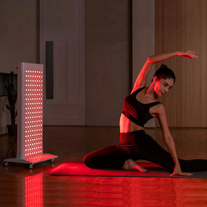 OmyGuard Red Light Therapy Panel With Stand, 600W - Max Plus