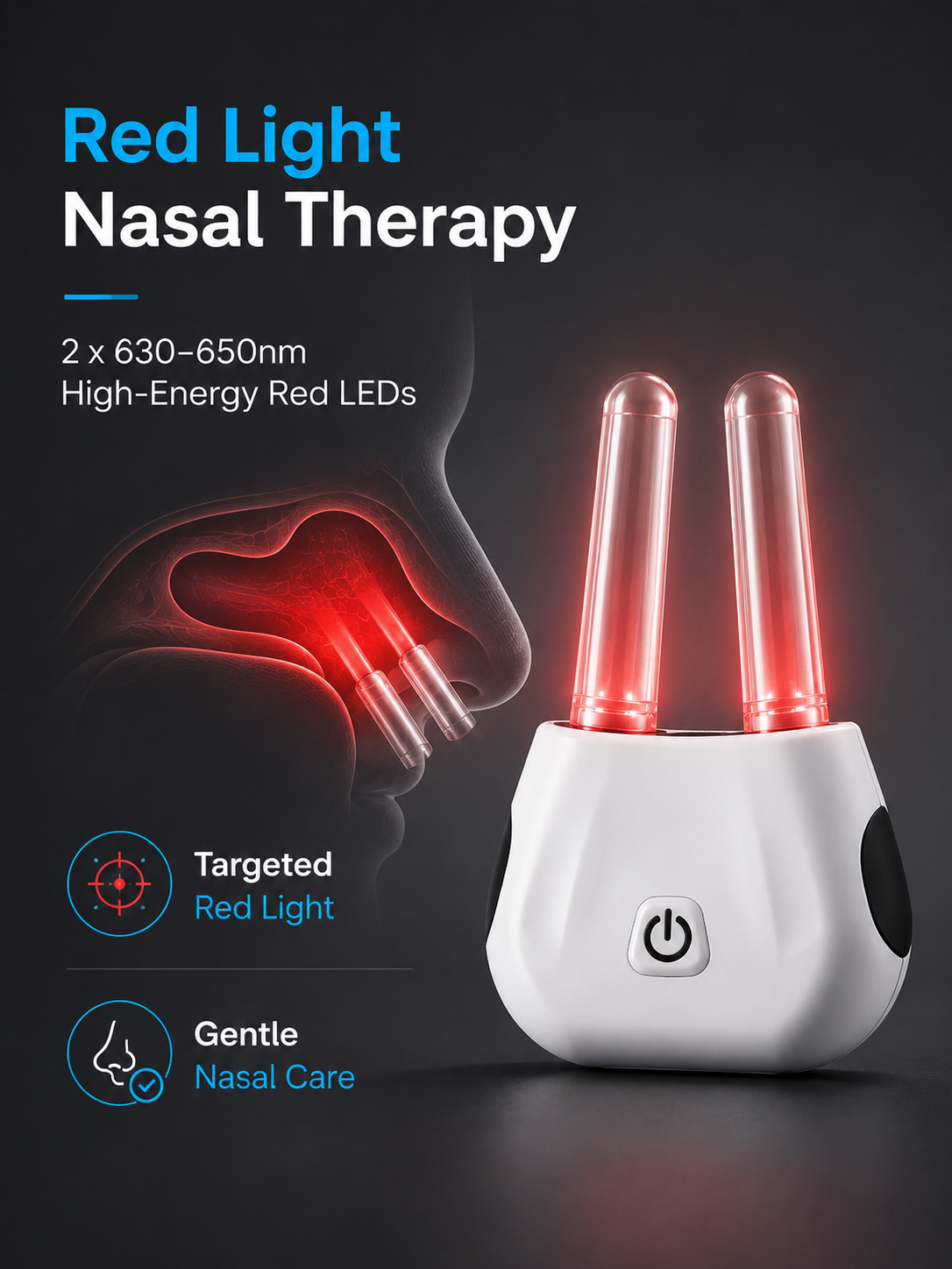 OmyGuard Red Light Therapy Device For Nasal Rhinitis