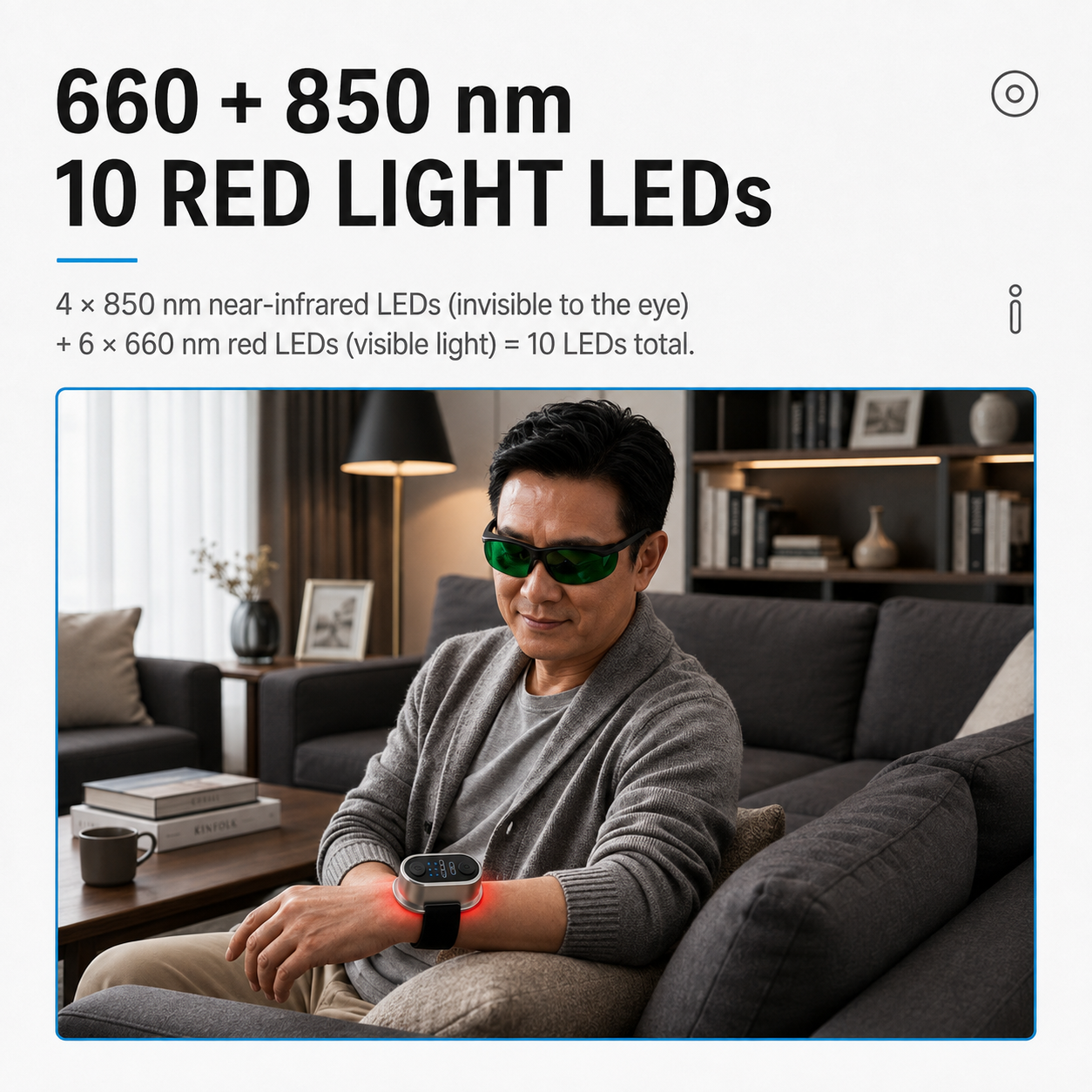 OmyGuard Red Light Therapy Dot