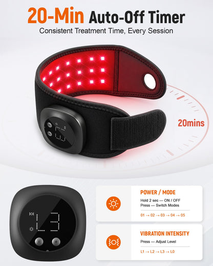 Red & Near-Infrared Light Wrist Wrap
