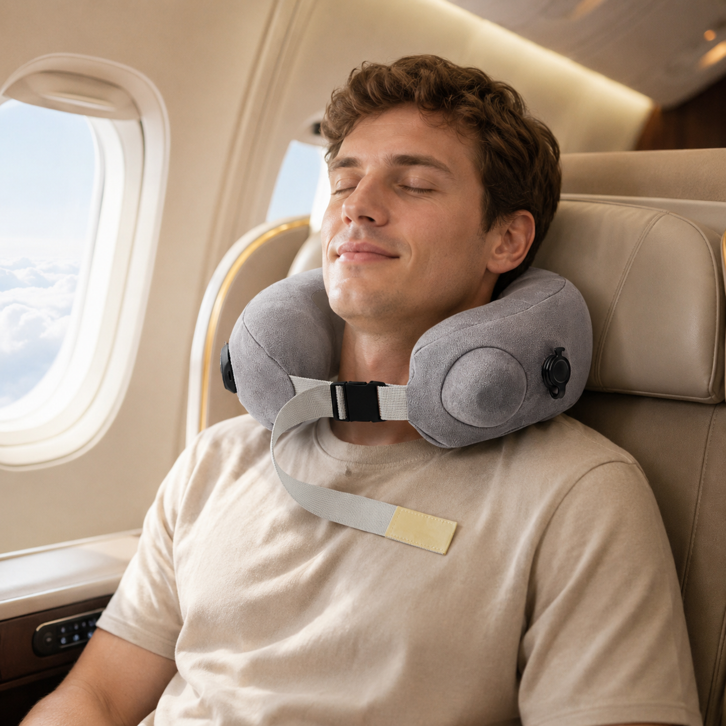 OmyGuard™ Travel Neck Massager Pillow, For Neck Pain Relief