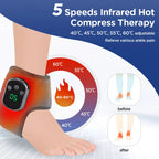 Cordless Hot Compress Therapy Belt for Foot & Ankle Sprain Pain Relief