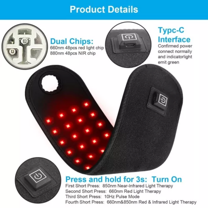 OmyGuard Red Near Infrared Light Therapy Belt