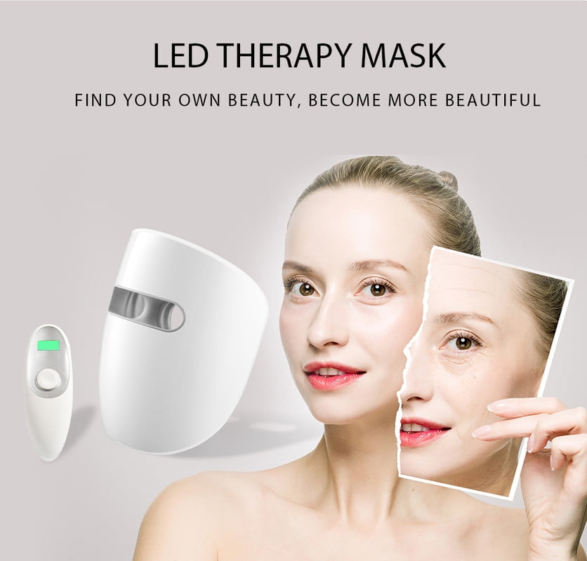 Infrared Red & Blue Light Mask for Face