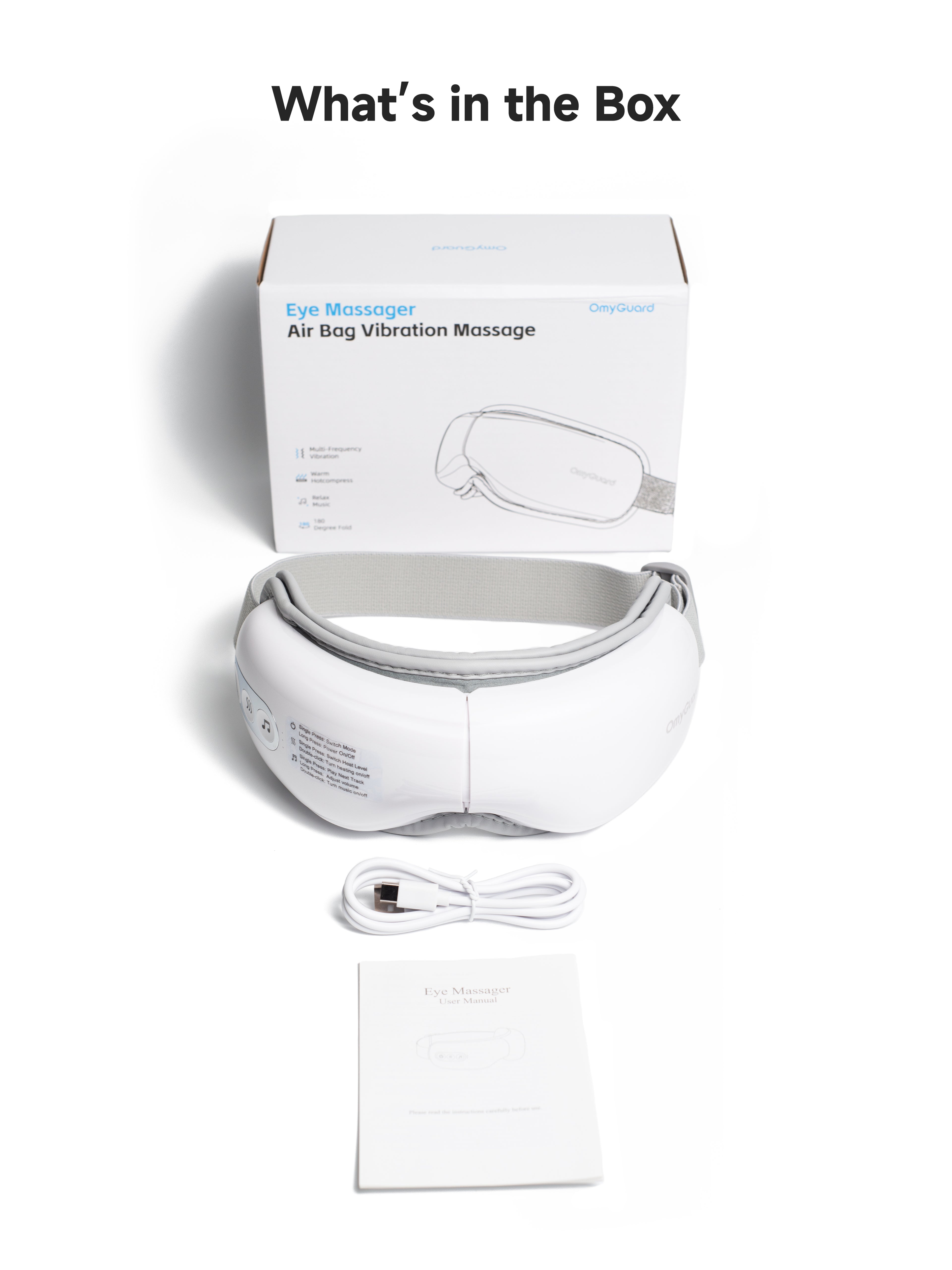 OmyGuard Air Pressure Eye Therapy Massager With Heat