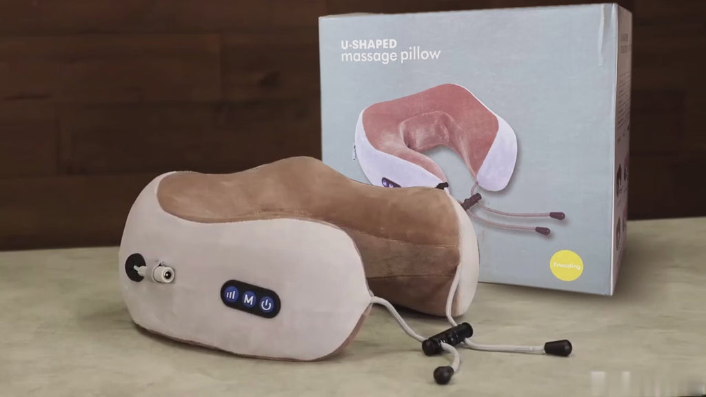 OmyGuard™ Travel Neck Massager Pillow, For Neck Pain Relief